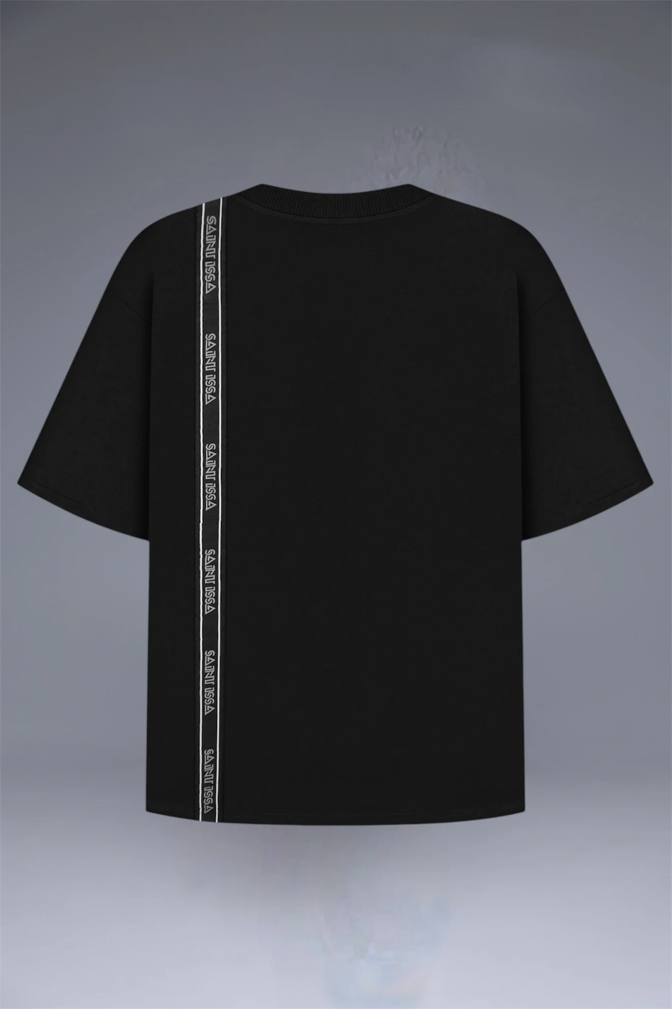 Saint Issa premium black oversized t-shirt 250 GSM cotton capsule collection