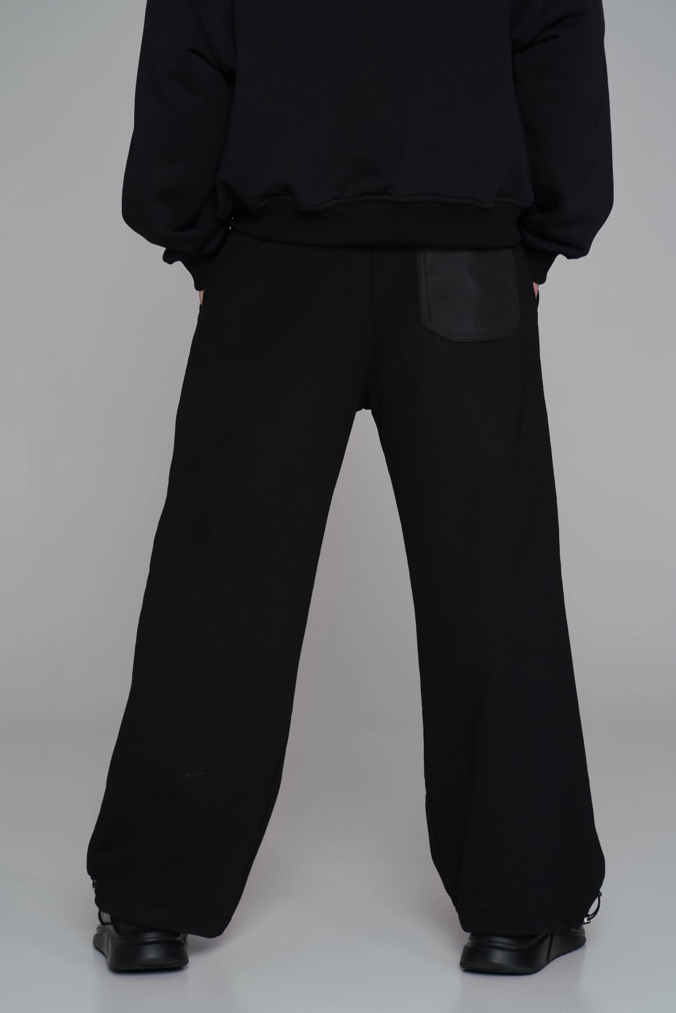 MEN'S ADJUSTABLE PANTS BLACK custom length