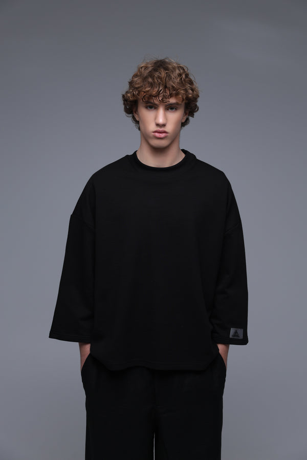 Black Cropped Tee