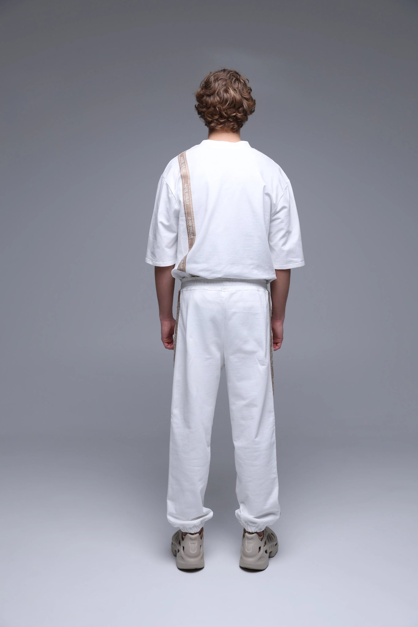 MEN'S IVORY ELEGANCE JOGGERS custom length available