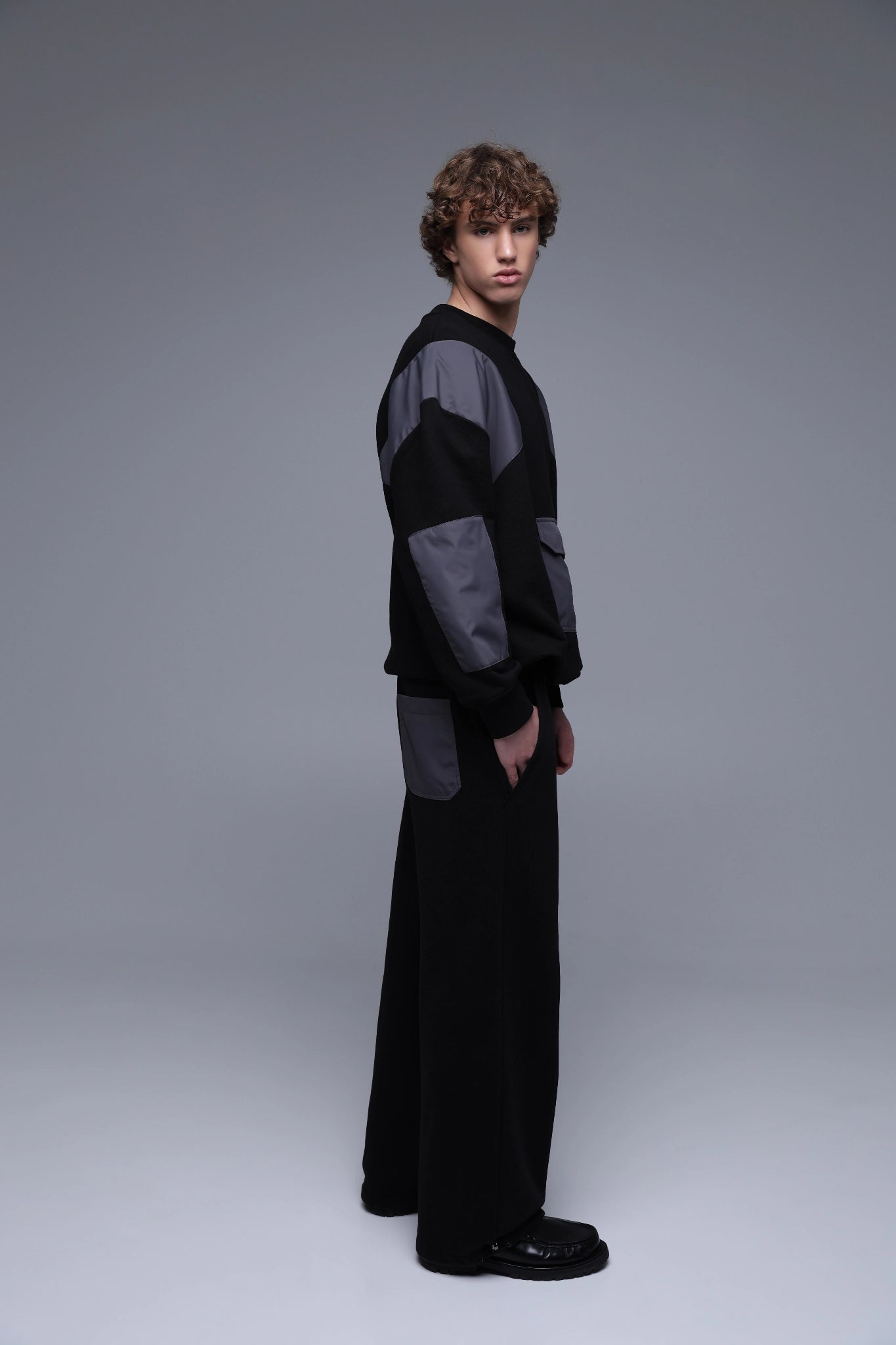 STONE CONTRAST PANTS premium pants front